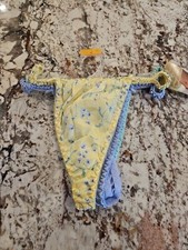 True Vintage Gilligan  O'Malley Satin Thong 3 Pack Medium