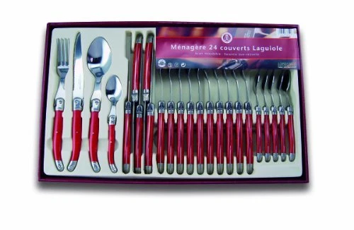 24 Couverts de table en acier