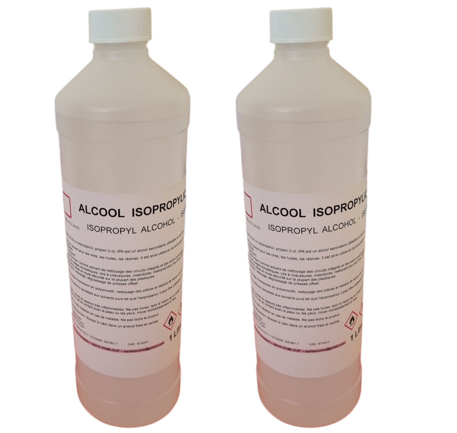 Alcool isopropylique 99,8 % IPA nettoyant dégraissant universel pour électronique et imprimante 3D