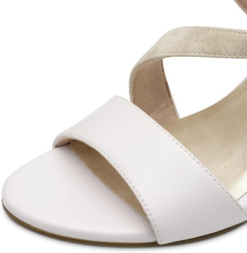 MARCO TOZZI SANDALI CON TACCO DONNA 28376 BIANCO ORO CASUAL DAL 36 AL 40 - Imagen 3 de 6