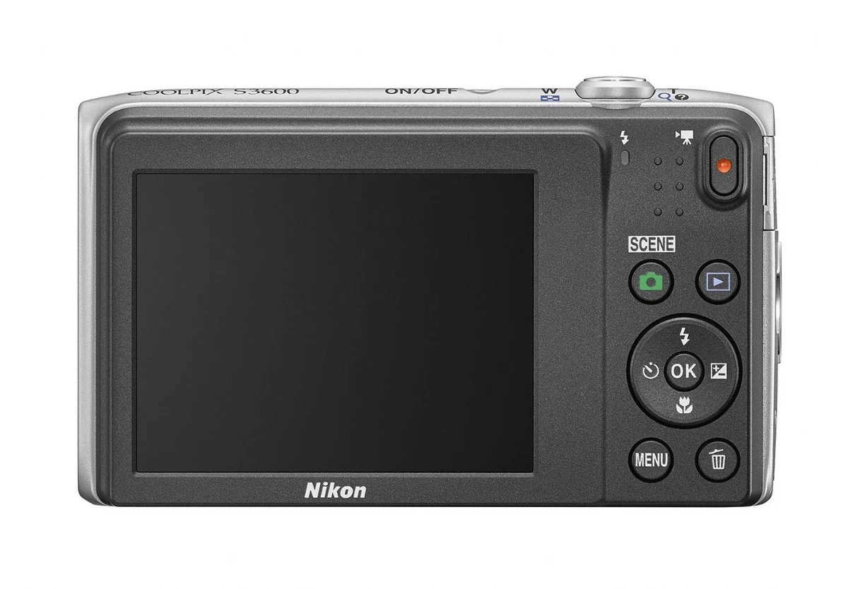 Nikon COOLPIX S3600 20.1 MP Digital Camera w/ 8x Zoom NIKKOR Lens
