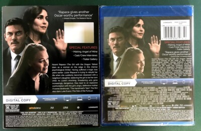Angel of Mine (Blu-ray, Slipcover) Noomi Rapace, SEALED