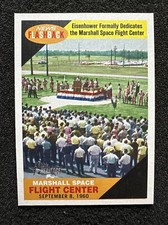 MARSHALL SPACE FLIGHT CENTER #NF7 2009 Topps Heritage News Flashbacks Insert