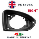 RIGHT WING MIRROR GLASS FRAME TRIM BLACK FOR VW GOLF 7 2013 ONWARD 5G0857602