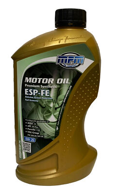 MPM 1Liter 0W-20 Premium Synthetic ESP-FE ÖL ACEA C5, API SN, VW 508.00 / 509.00