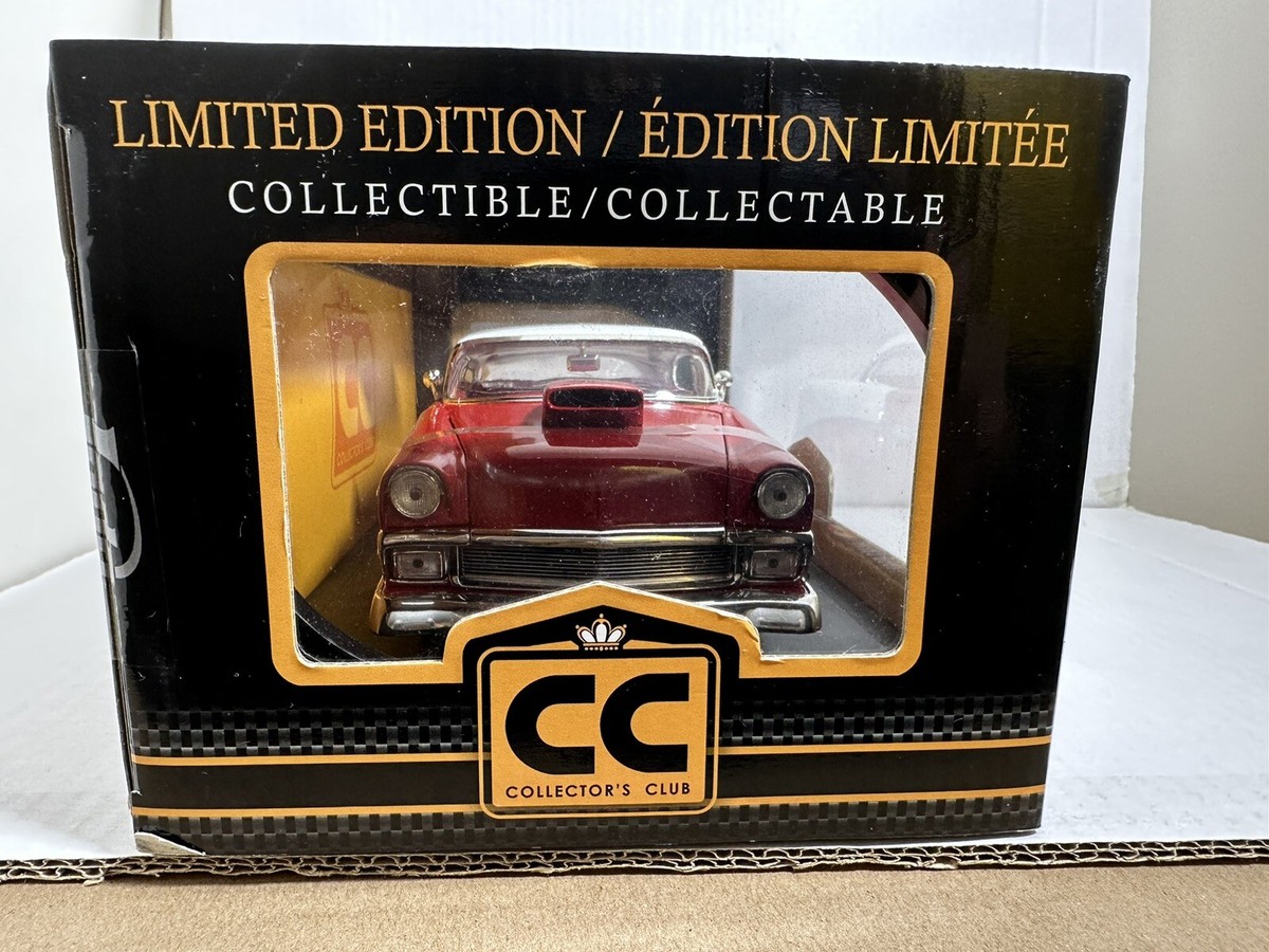 JADA COLLECTORS CLUB CC 1956 CHEVY BEL AIR RED 1:18 LIMITED