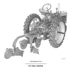 IH International Farmall Super C-20 2pt Fast Hitch 2 Bottom Turning Plow Manual
