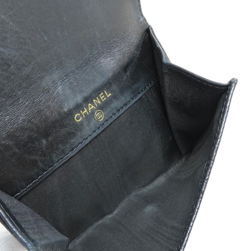 CHANEL Bifold Wallet with Coin Pocket COCO Mark Double Sided Wallet GoldHa... - Picture 6 of 21