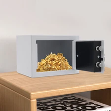 Free Standing Small Safe Box Cash Safe Storage Box Cash Cabinet with Drop Slot