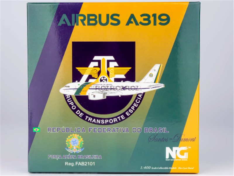 1:400 NG REPUBLICA FEDERATIVA FORCA AEREA BRASILERA for Airbus A319 FAB2101 13