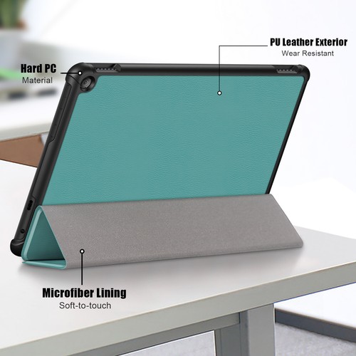 Case For Amazon Fire HD 10/HD 8/Fire Max 11 Smart Folding Weak/Sleep Cover - Picture 51 of 133