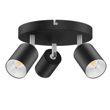 GU10 Modern Track Lighting Kit 3 Light Ceiling Light Spot Lights Head Adjustable