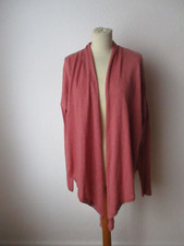 Esprit Damen Strickjacke Gr. L altrosa Schalkragen verschlußlos