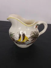 Spode England FAIR HAVEN Creamer Pitcher S3389C Sailing Ships