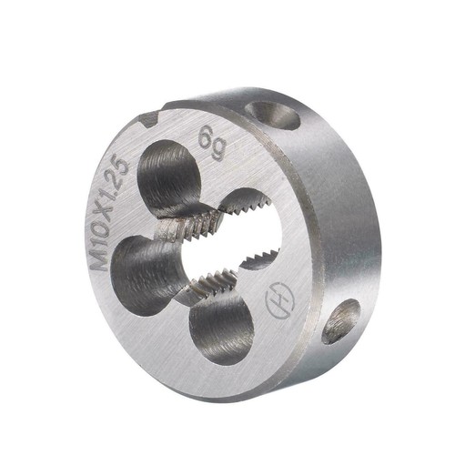 M10 x 1.25mm Metric Tap and Die Set HSS Machine Thread Tap with Round Die - Picture 2 of 6