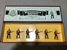 W. Britain Glossy #8802 Worcestershire Regiment Set