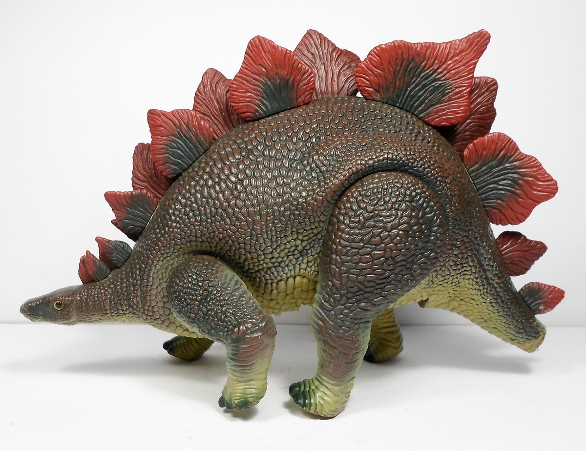 TYCO VTG 1989 DINO RIDERS VALORIAN STEGOSAURUS 10'' DINOSAUR ACTION FIGURE B