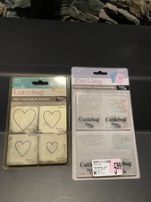 Cuttlebug Hearts Dies And To/From Embossing F...