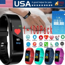Sports Fitness Tracker Watch Heart Rate Blood Pleasure