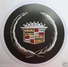 Vintage Replica Tin Metal Sign Cadillac Logo emblem badge GM chevy cadilac car