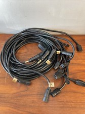 Heavy Duty Power Extension Cord 6' EIC C13 to C14 Tripp Lite 18AWG 10 Pack
