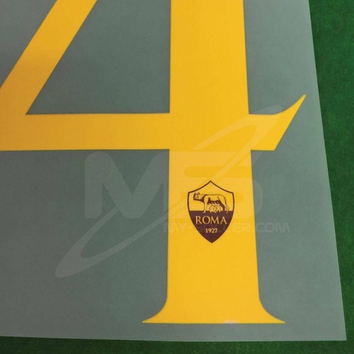 OFFICIAL AS ROMA HOME 2018-19 SERIE A STILSCREEN PRINT - Picture 15 of 16