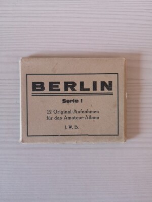 Fotoserie Berlin vor 1945, 12 Original-Aufnahmen für das Amateur-Album J. W. B. 