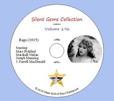 DVD "Rags" (1915) Mit Mary Pickford, Klassisches Stummfilm-Drama