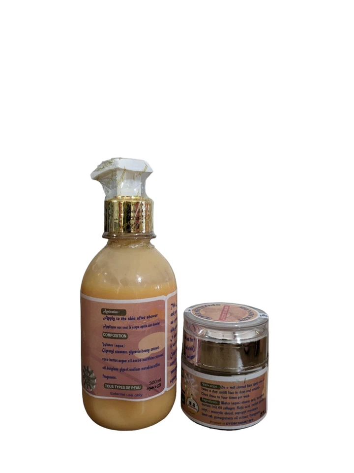 Mon secret Natural Glow fast action body lotion & face cream. evob seal - Image 4 of 4