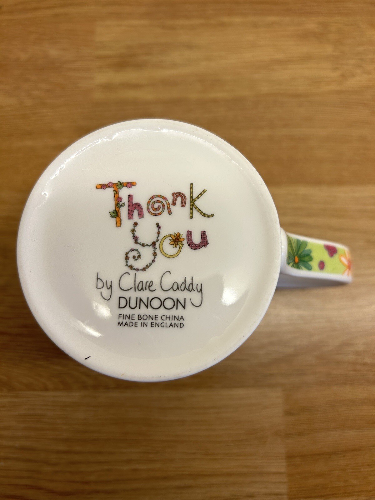 Dunoon By Clare Caddy Thank You Mug Brand New eBay
