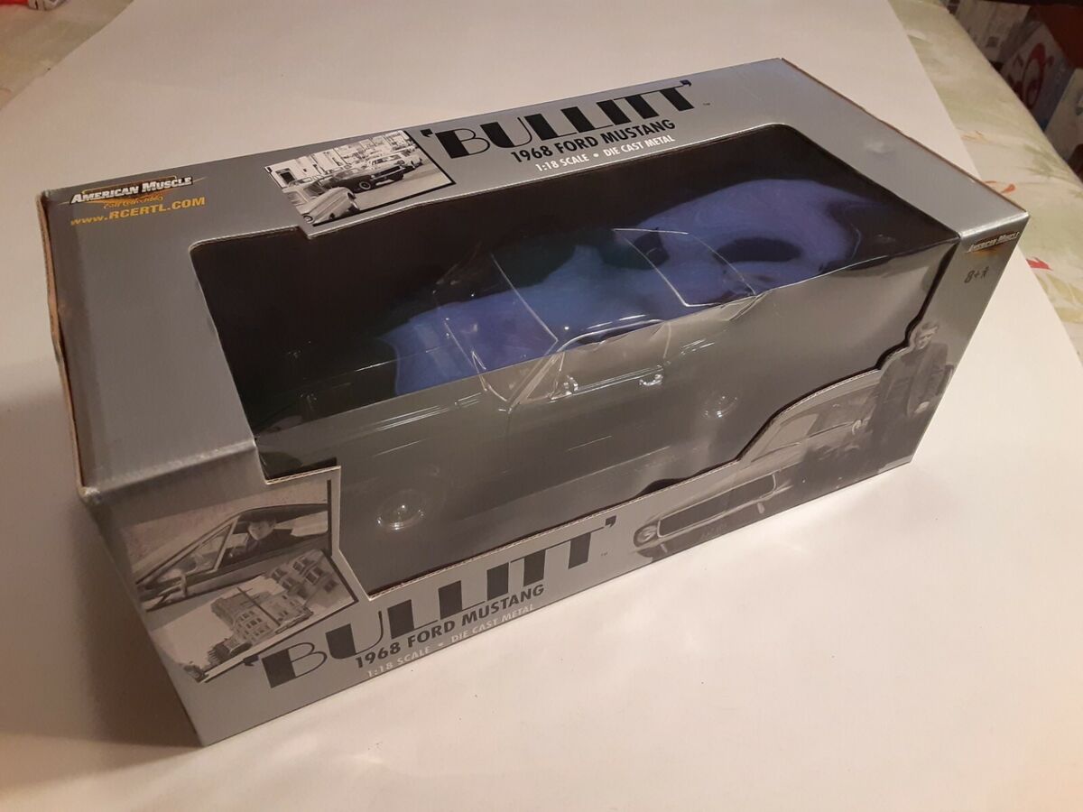 1968 Ford Mustang GT Bullitt Bullet American Muscle 1:18 box 1968 Ford Mustang GT Bullitt Bullet American Muscle 1:18 box