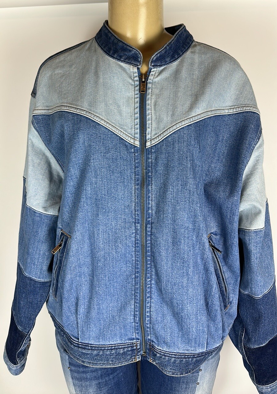 For All Mankind. Patchwork Bomber Patchwork Set J… - image 6