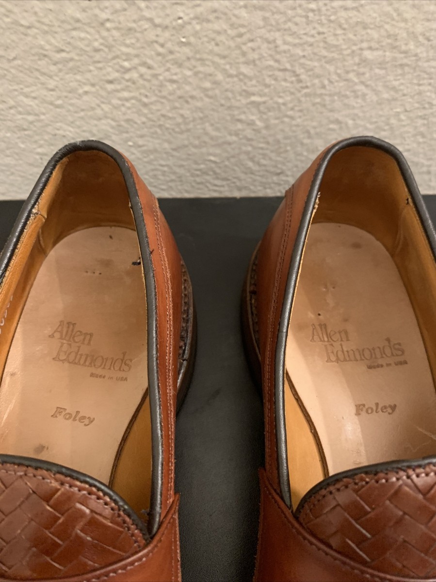 ? Allen Edmonds Foley Brown Leather Penny Loafer. Made in USA. ? ALLEN EDMONDS Foley Mens Brown Leather Penny Loafer Shoes Sz  main image 4