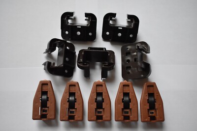 5x Kenlin Rite Trak I Drawer Guide Glide w/ Stop Roller & Screws, Fast Shipping!