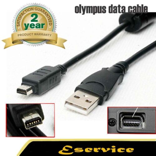 OLYMPUS SP-620UZ / SP-720UZ /SP-800UZ CAMERA BATTERY CHARGER USB CABLE - Foto 1 di 2