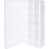 Inline® Kleinteilebox, 18 FäCher, Abmessungen: 213X114X35Mm, Transparent