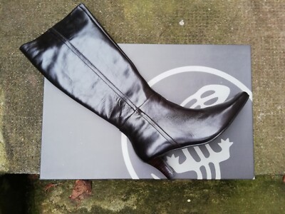 Look Sharp! SALAMANDER Stiefel ''41'', Echtleder, ungetragen, dunkelbraun, NP 150 
