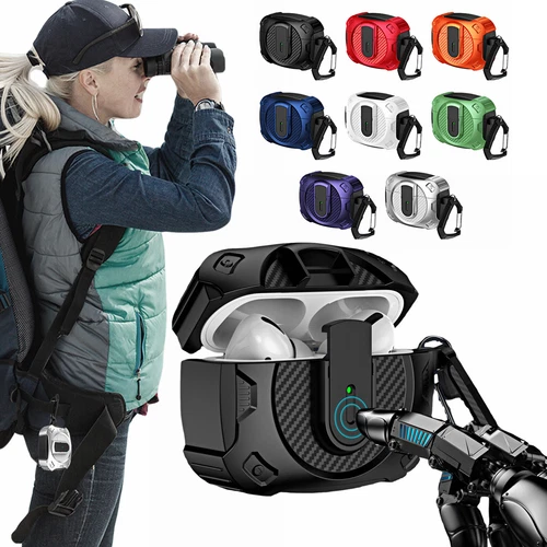 Rugged Secure Case Buckle para AirPods Pro 2/1 3/2/1 cubierta protectora - Imagen 1 de 32