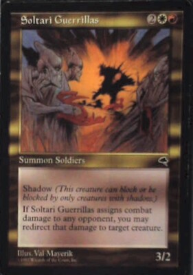 Soltari Guerrillas - Tempest: #272, Magic: The Gathering Mp R37