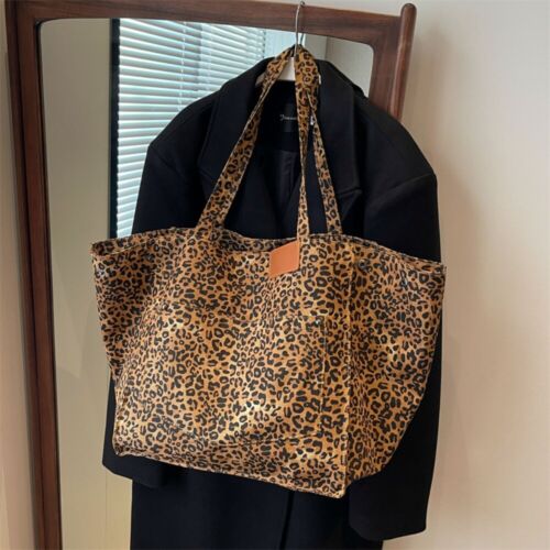 Große Kapazität Tragetaschen Übergroß Handtasche Mode Einkaufstasche  Frauen - Foto 1 di 16