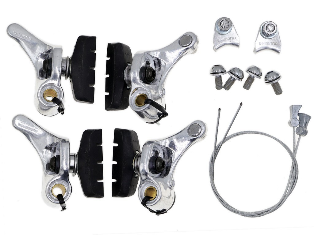 Vintage Shimano BR-M454 Canti Cantilever Brake Set w/ Link Wire