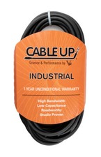 Cable Up G-HT-20-R 20' High-Tec 1/4 Straight to 1/4 Right Angle Instrument Cable