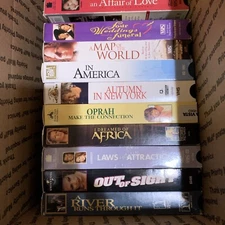 ❤️Lot Of 10 Vintage VHS Tapes Titles Are As Picture Shows Good Condition #A12B