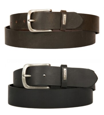 Gürtel Mann Leder LEVI'S Artikel 227078 LEV 8 LEATHER MADE IN ITALY Höhe cm. 3,5