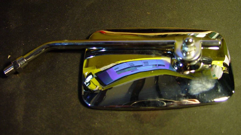 Espejo Norton Commando 1973-77, (1) ONE, rectangular izquierdo o derecho, 3/8"x24 UNF Foto 3 de 4