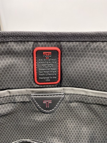 Tumi T-Tech Ballistic Nylon Small Expandable Messenger Bag Black 05508D - Picture 10 of 12