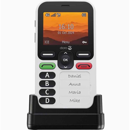 Doro Leva X10 4G Black/White 128MB + 64MB Single-SIM Unlocked SIMFree NEW - Picture 4 of 6