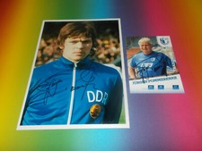 Jürgen Pommerenke GDR signed autograph autograph on 20x28 photo + postcard