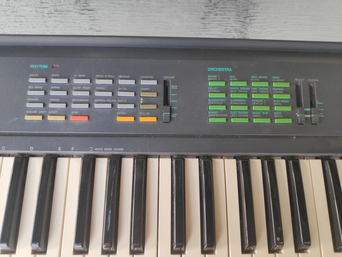 Vintage(1988) Yamaha PSR-16 synthesizer/keyboard 49 keys as