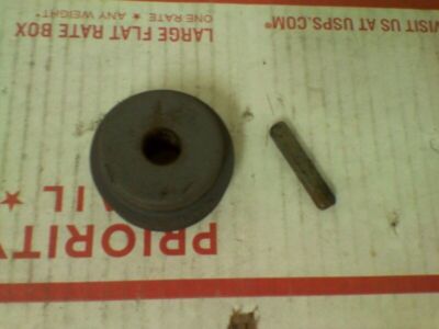 Atari Hard Drivin arcade motor pulley wheel with key
